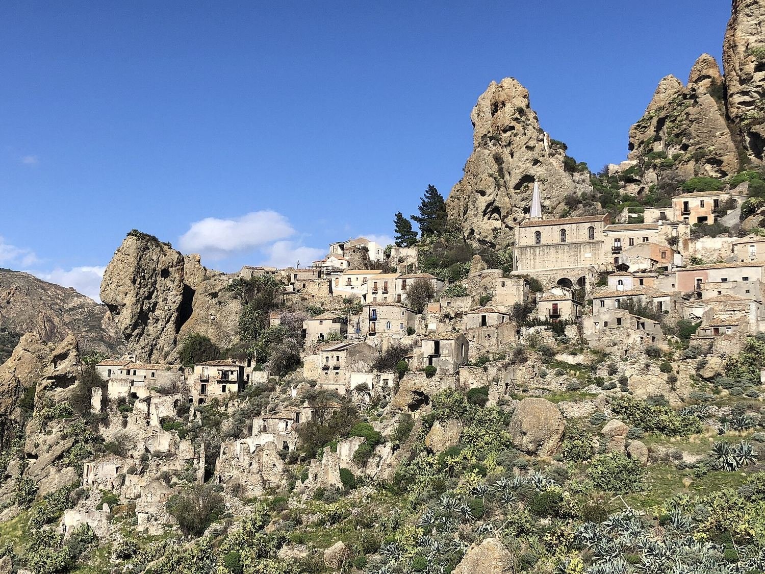 Pentedattilo dall'alto